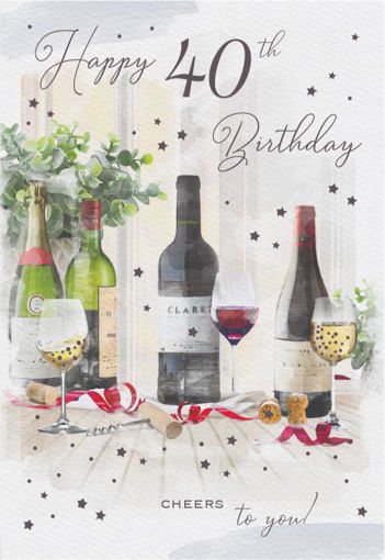 Picture of 40TH BIRTHDAY CARD